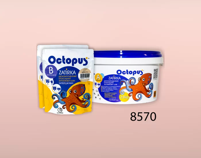 Затирка для плитки и мозаики Octopus Zatirka цвет 8570 эпоксидная 2,5 кг - изображение 2