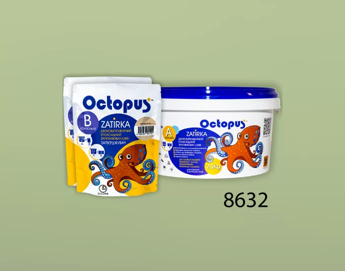 Затирка для плитки Octopus Zatirka 8632 епоксидна 2,5 кг - зображення 2