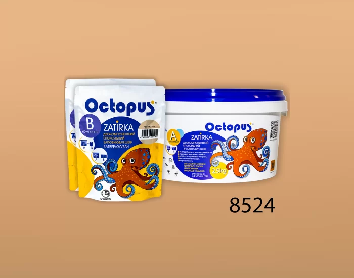 Затирка для плитки Octopus Zatirka 8524 эпоксидная 2,5 кг - изображение 2