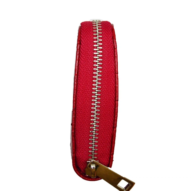 Кошелек женский кожаный Italian fabric bags 2451 red - изображение 2