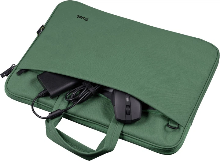 Сумка для ноутбука Trust Bologna 16" Green (TR24450) - зображення 5