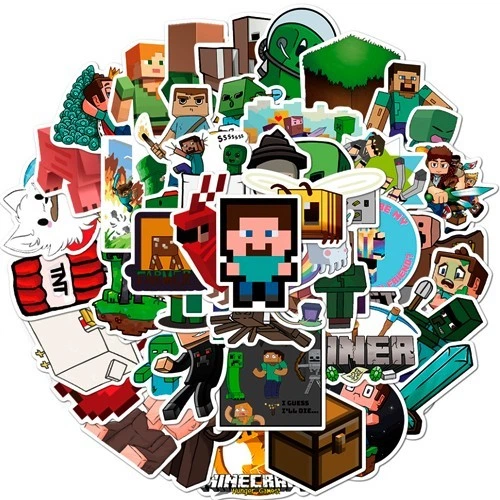 Набор наклеек Майнкрафт Minacraft 50 шт - изображение 2