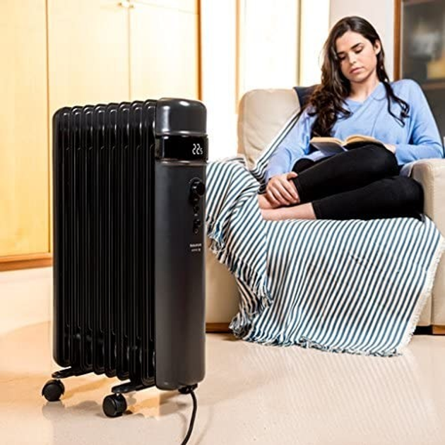 Масляный радиатор Taurus AGADIR 2000 Digital Electric Radiator Black, Черный (Испания) (935029000) - изображение 3