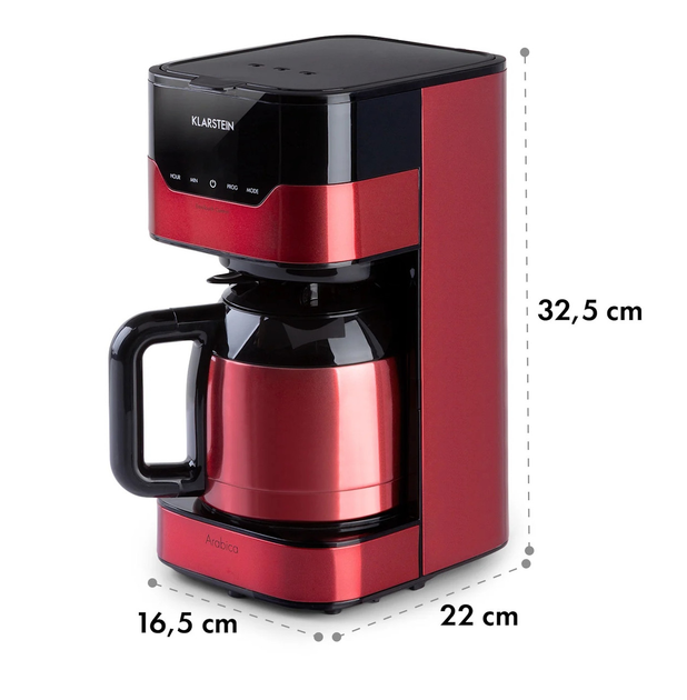 Капельная кофеварка Klarstein Arabica RED (10035588) – фото, отзывы ...