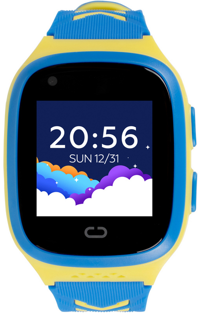Дитячий смарт-годинник Gelius GP-PK006 GPS/4G (IP67) Blue-Yellow (2099900903861) - зображення 3