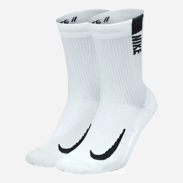 Набор мужских носков высоких Nike Mltplier CRW- 144 SX7557-100 42-46 2 пары (194275663159) - изображение 3