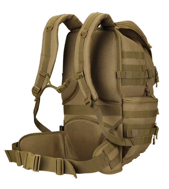 Рюкзак тактический штурмовой 40-50л Protector Plus S459 coyote - изображение 2