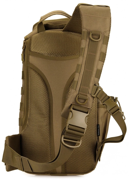 Рюкзак тактический однолямочный штурмовой Protector Plus X221 coyote - изображение 2