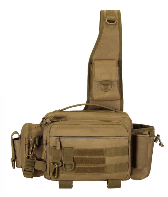 Сумка спиннингиста для ходовой рыбалки Protector Plus X229 coyote - Фото 3 Сумка спиннингиста для ходовой рыбалки Protector Plus X229 coyote - изображение 3