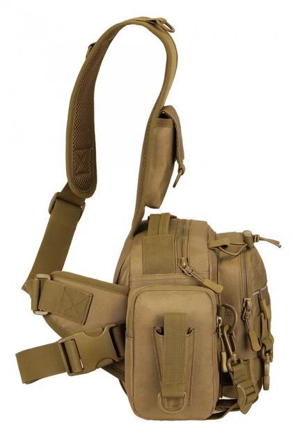 Сумка спиннингиста для ходовой рыбалки Protector Plus X229 coyote - Фото 4 Сумка спиннингиста для ходовой рыбалки Protector Plus X229 coyote - изображение 4