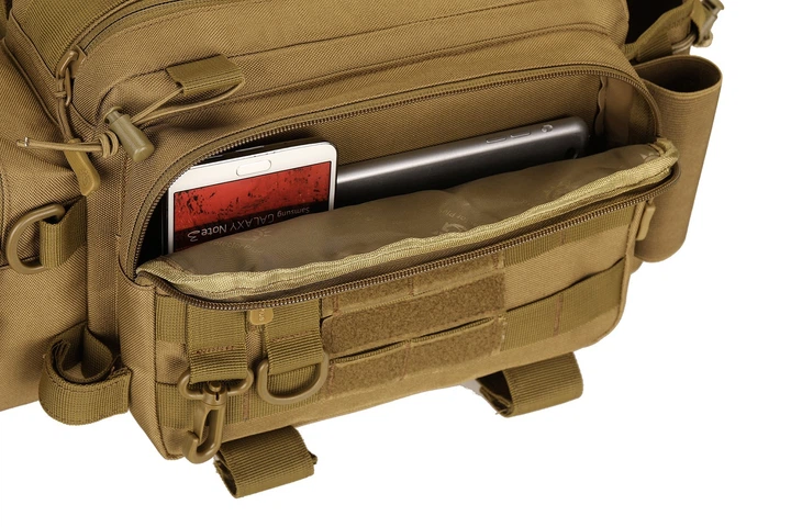 Сумка спиннингиста для ходовой рыбалки Protector Plus X229 coyote - Фото 9 Сумка спиннингиста для ходовой рыбалки Protector Plus X229 coyote - изображение 9