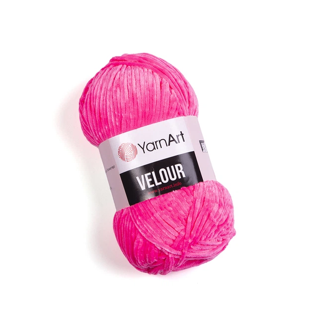 Пряжа велюрова YarnArt Velour (ЯрнАрт Велюр) 860 малиновий - Фото 1 Пряжа велюрова YarnArt Velour (ЯрнАрт Велюр) 860 малиновий - изображение 1