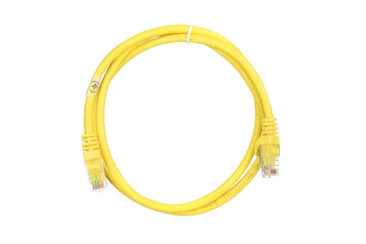 Патч-корд 2E Cat 6,UTP,RJ45, 26AWG ,7/0.16 Cu, 1.00 m, PVC,Yellow - Фото 3 Патч-корд 2E Cat 6,UTP,RJ45, 26AWG ,7/0.16 Cu, 1.00 m, PVC,Yellow - изображение 3