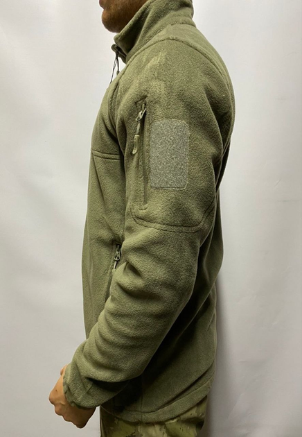 Флисовая кофта мужская, флиска защитная тактическая олива Vogel XL - изображение 2