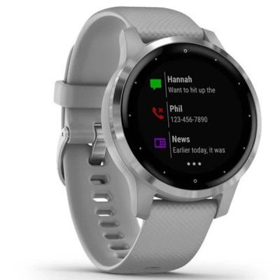 Смарт-часы Garmin vivoactive 4S, Powder Gray/Silver (010-02172-03) - изображение 3