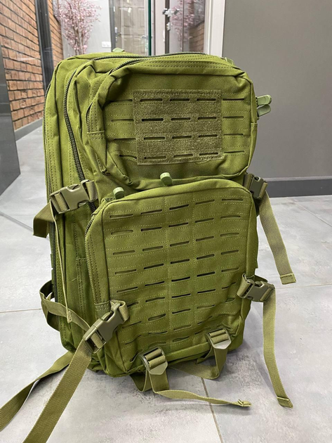 Військовий рюкзак 50 арк., оливковий, тактичний рюкзак для військових, армійський рюкзак для солдатів - зображення 1
