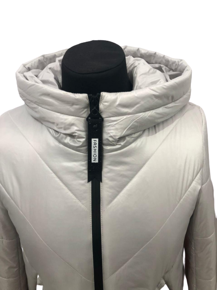 Куртка женская демисезонная ICE BEAR GWC20061 48 Серая - изображение 5