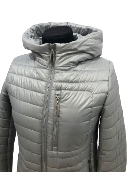 Пальто женское демисезонное ICE BEAR GWC20702 44 Серое - изображение 2