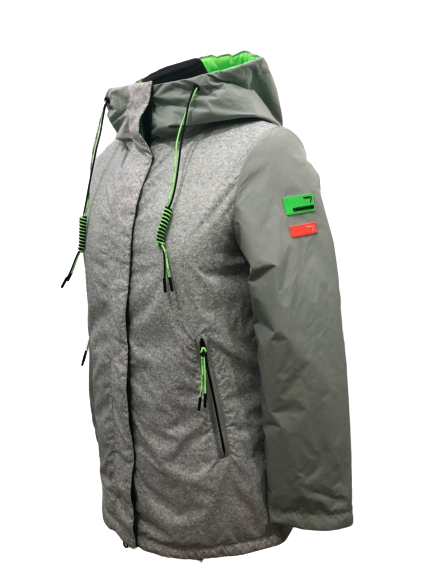 Куртка женская демисезонная TOWMY TM-BK-7026 M Светло Серая - Фото 2 Куртка женская демисезонная TOWMY TM-BK-7026 M Светло Серая - изображение 2