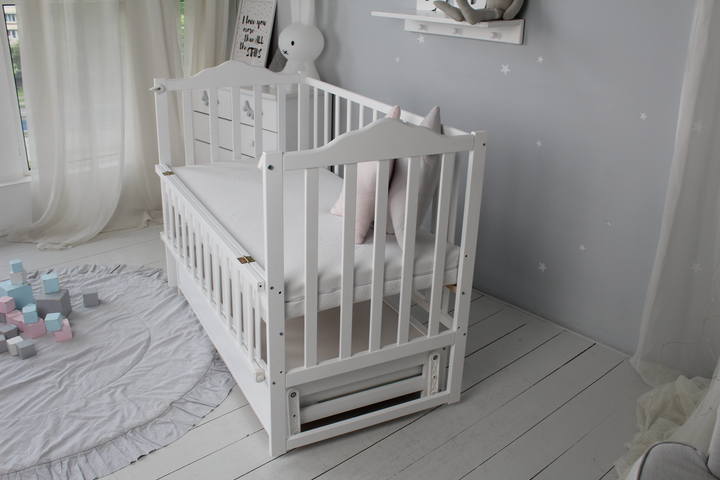 Ліжко дитяче Baby Comfort ЛД3 біла з шухлядою – фото, відгуки ...