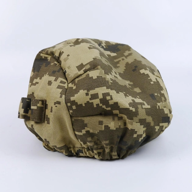 Тактический кавер на шлем, маскирующий кавер на кастку , чехол для маскировки ЗСУ Пиксельный камуфляж - изображение 2