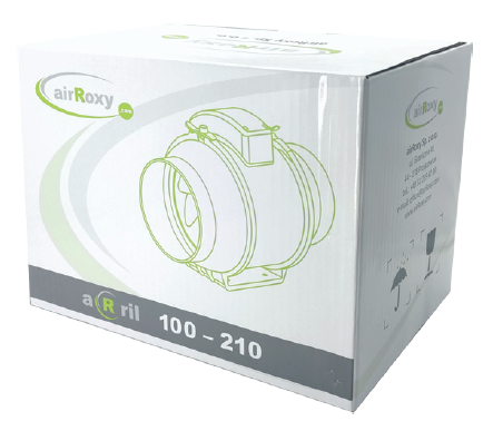 Вытяжной канальный вентилятор airRoxy aRil 125 белый 01-153 - изображение 6