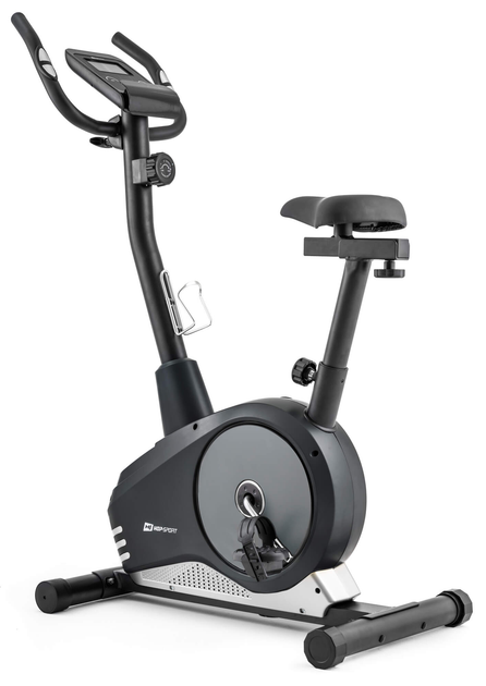 Велотренажер Hop-Sport HS-2080 Spark чорно-сріблястий (2020) - зображення 1