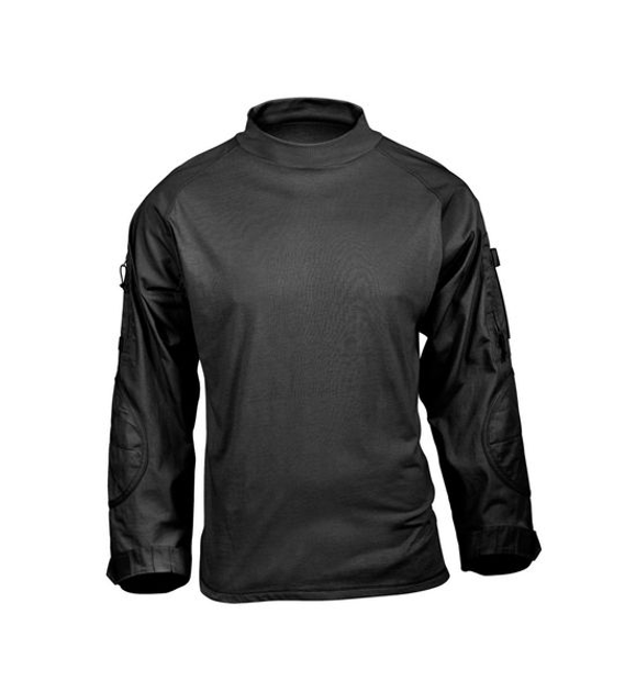 Тактическая рубашка Rothco Tactical Airsoft Combat Shirt Черный М 2000000089942 - изображение 2