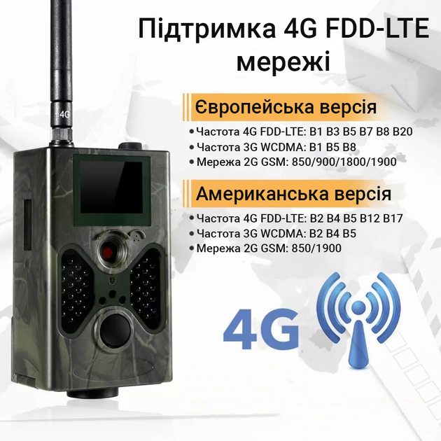 Фотоловушка с поддержкой LTE, охотничья камера Suntek HC-330LTE, 4G, SMS, MMS - изображение 2