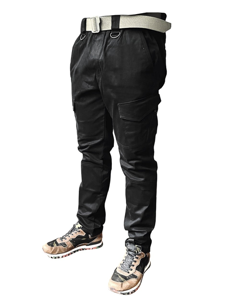 Тактичні штани RIP-STOP, Чорні. Розмір 52 (XL) БРОНЕВІЙ - зображення 1