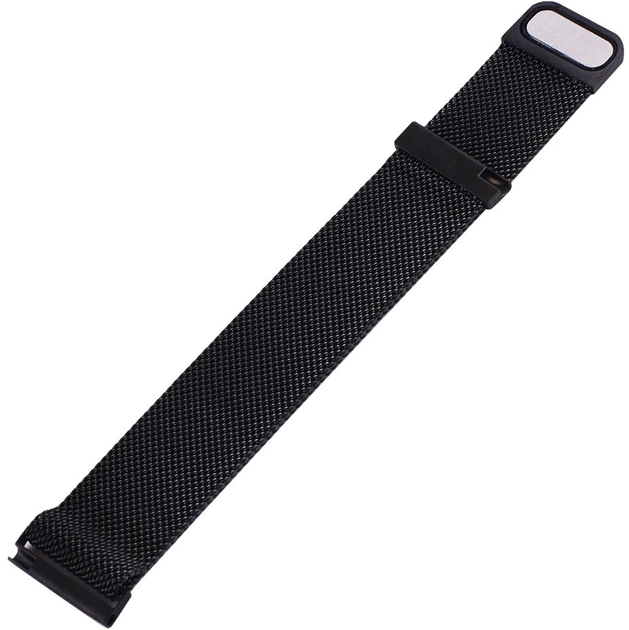 Ремешок BeCover Milanese Style для Xiaomi Amazfit Bip (20mm) Lite/Bip S Lite/Bip 3/Bip 3 Pro/GTR 42mm/GTS/TicWatch S2/TicWatch E/GTS 3/GTS 2 mini Black (BC_707679) - изображение 4