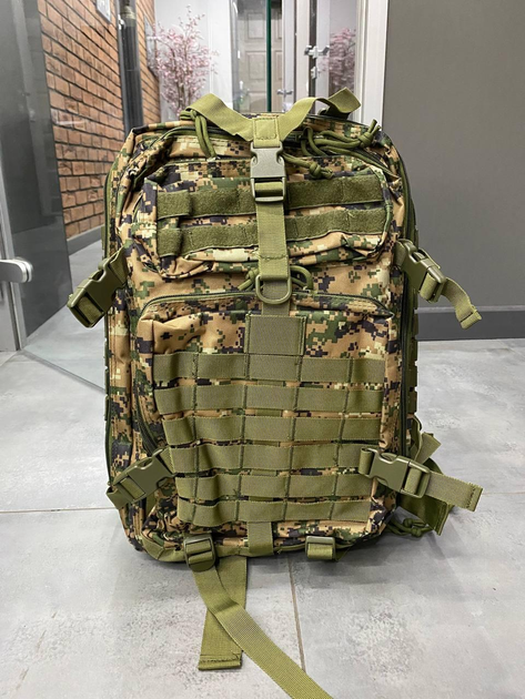Военный рюкзак 40 л., Форест Діджітал, тактический рюкзак для военных, армейский рюкзак для солдат - изображение 1
