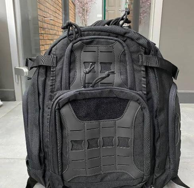 Военный анатомический тактический рюкзак 35 л черный - изображение 1