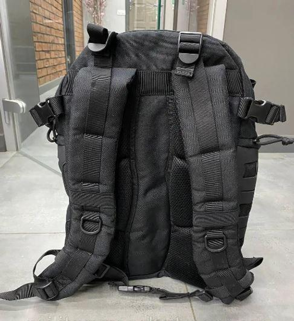 Военный анатомический тактический рюкзак 35 л черный - изображение 2