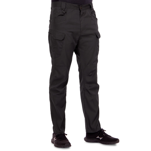 Мужские тактические брюки штаны с карманами военные для рыбалки похода охоты ZEPMA АН0370 черные Размер L - изображение 1