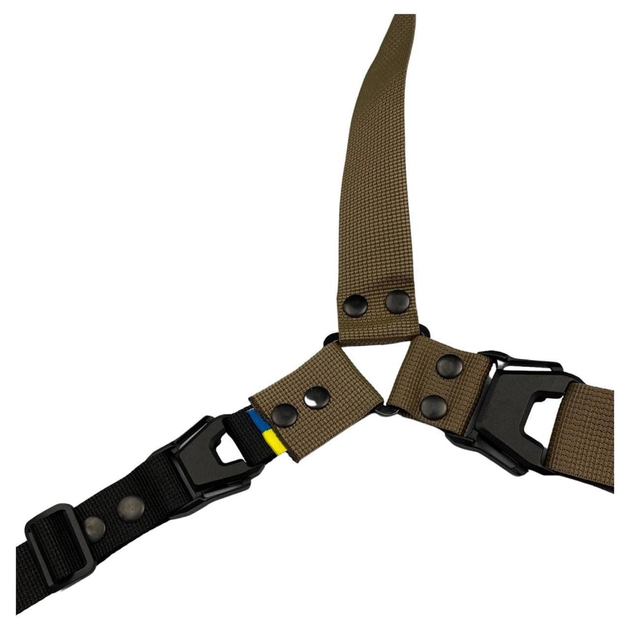Ремінь збройовий одноточковий койот «Tactical Belt» (F-01-1) - изображение 2