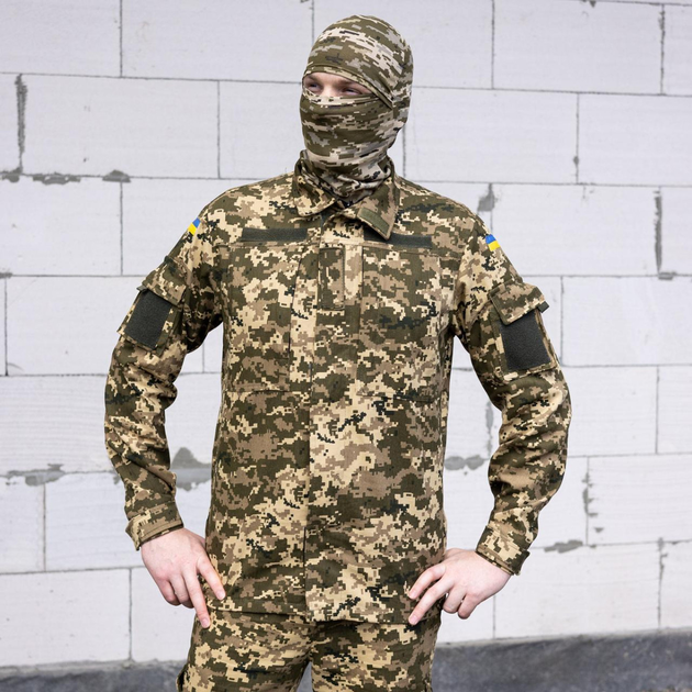 Чоловічий армійський костюм для ЗСУ Tactical тактична форма Піксель 46 розмір 8010 - зображення 1