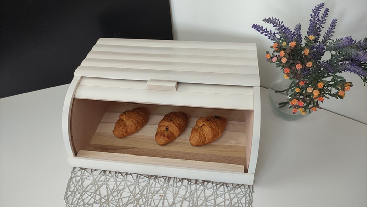 Хлебница деревянная белая (бук) 38*27*17см Derevo – фото, отзывы ...