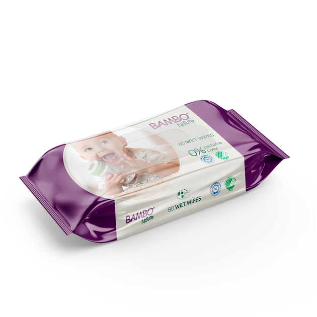 Вологі гіпоалергенні салфетки Bambo Nature Bambo Nature (10000128) - зображення 2