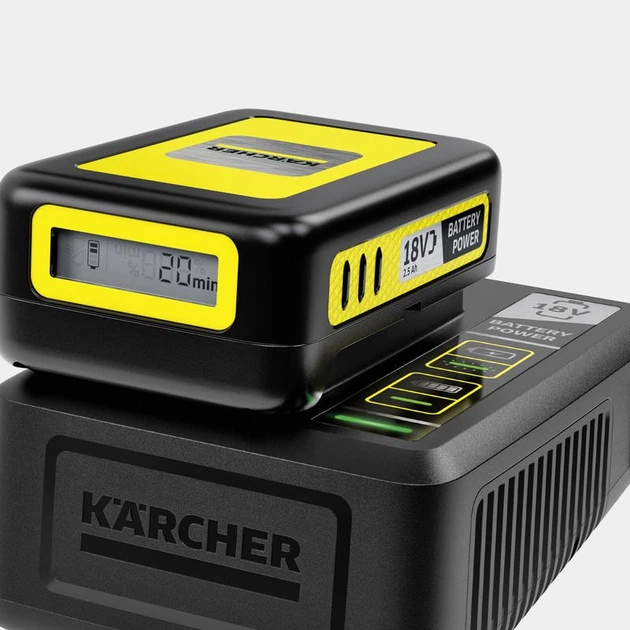 Швидкозарядний пристрій Karcher для аккумулятора 18 В 2.5Ач - зображення 5
