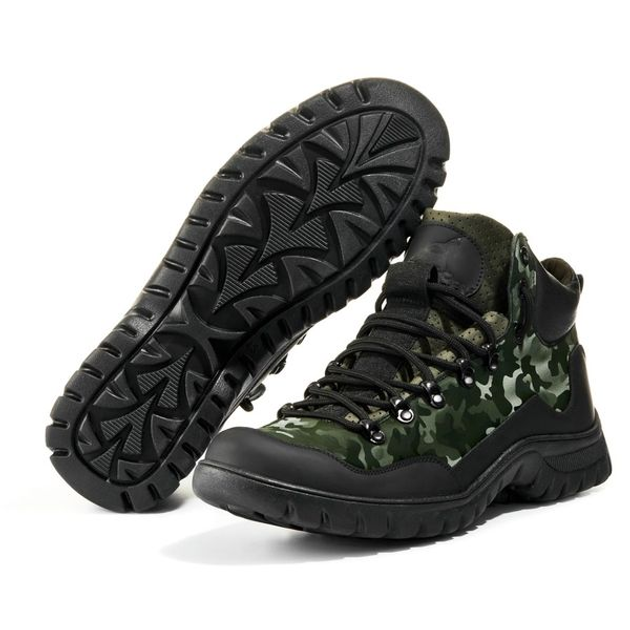 Тактические ботинки BlackBay зеленые камуфляж (R-2-GREEN) | 40 (27см) - изображение 1