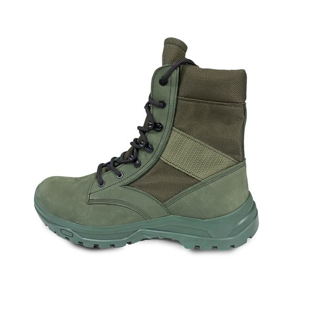 Тактические ботинки BlackBay высокие зеленые на шнурках с зеленой подошвой (S-3-GREEN) | 40 (27см) - изображение 2