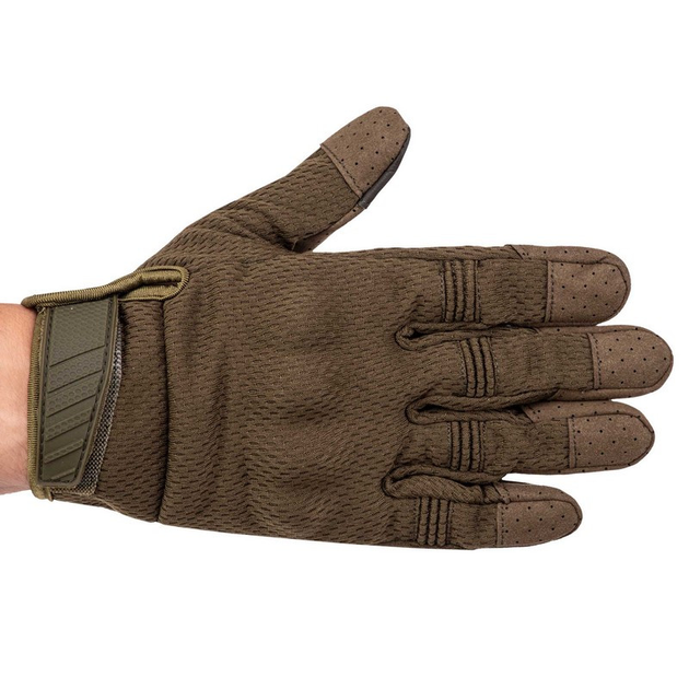 Перчатки тактические с закрытыми пальцами Zelart 8816 размер M Olive - изображение 2