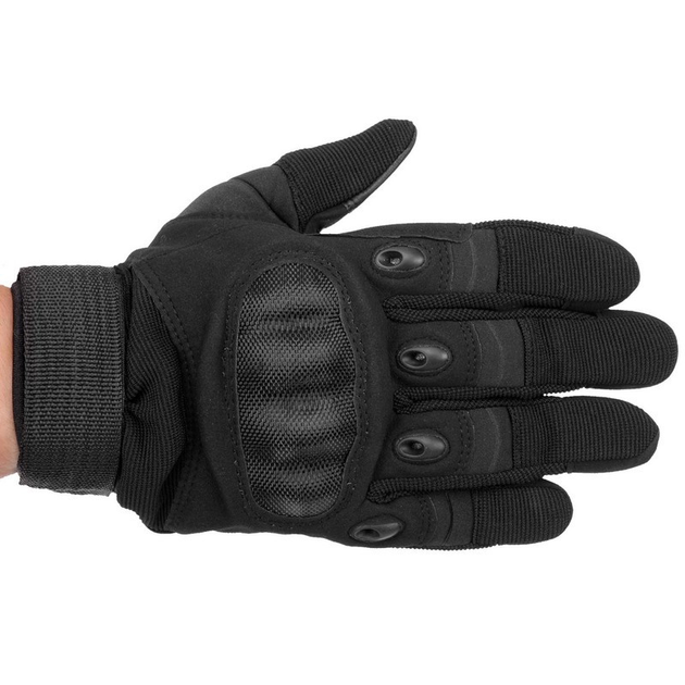 Перчатки тактические с закрытыми пальцами Zelart 8798 размер L Black - изображение 2