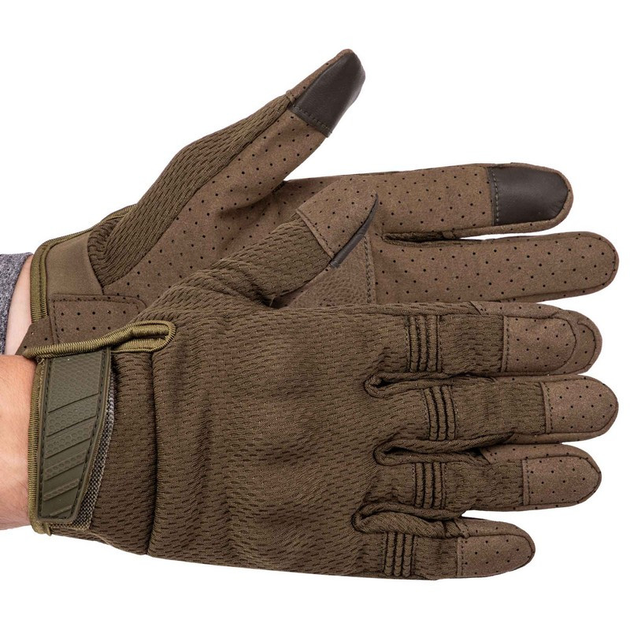Перчатки тактические с закрытыми пальцами Zelart 8816 размер XL Olive - изображение 1