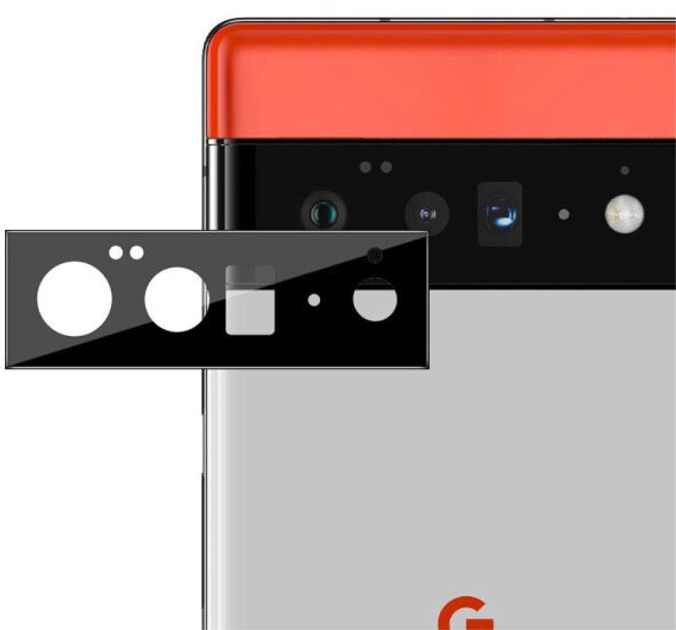 Защитное стекло BeCover для камеры Google Pixel 6 Pro Black (BC_707836 ...