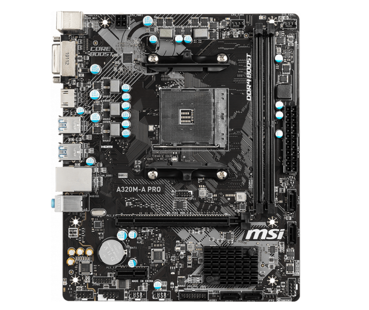 Материнская плата MSI A320M-A PRO - Фото 2 Материнская плата MSI A320M-A PRO - изображение 2