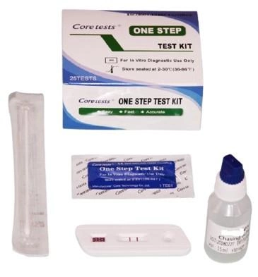 Швидкий тест на виявлення антигену до коронавірусу COVID-19 (мазок з носоглотки), Coretests® - зображення 1