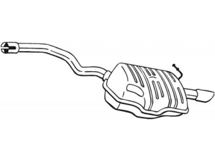 Глушник Шкода Октавія (Skoda Octavia) 04-05 (220-453) Bosal - зображення 1