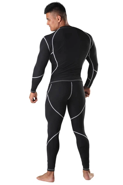 Брюки компрессійні Berserk Sport Dynamic Чорний 2XL - Фото 6 Брюки компрессійні Berserk Sport Dynamic Чорний 2XL - зображення 6